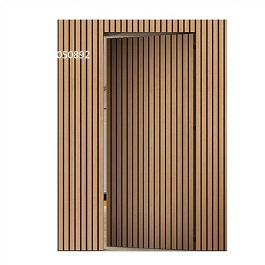 শাব্দ আখরোট ব্যহ্যাবরণ প্যানেল অদৃশ্য দরজা