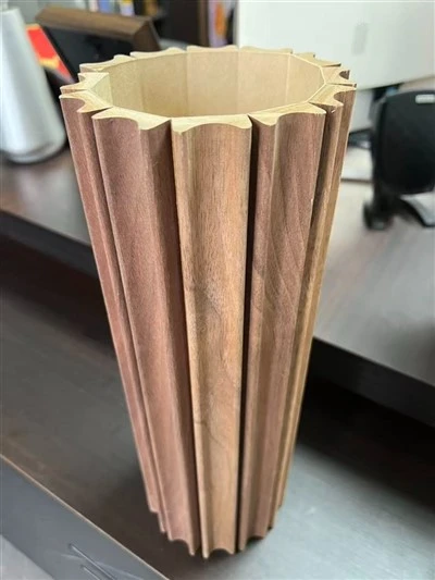 উচ্চ নমনীয়তা কাঠ স্ল্যাট ওয়াল প্যানেল