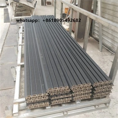 Wpc Co-এক্সট্রুশন ওয়াল ক্ল্যাডিং কালো